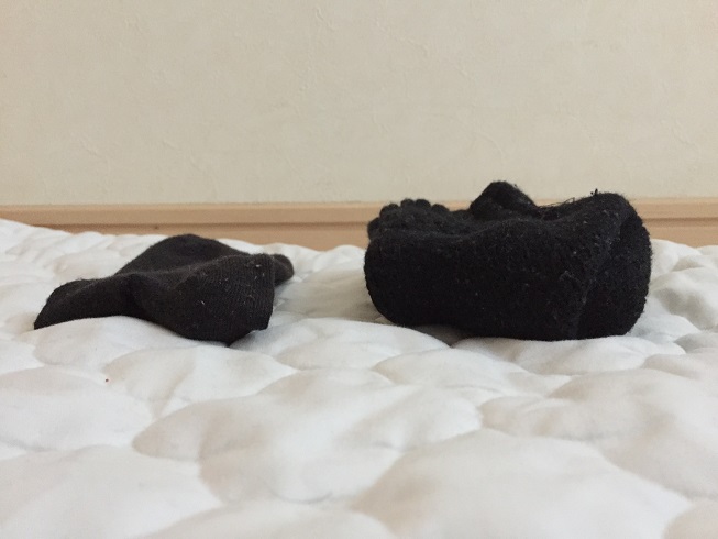 毛布のような靴下の厚さ