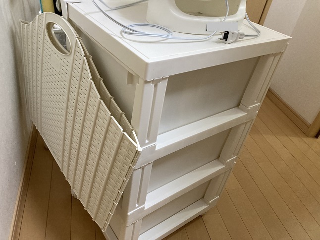 チェストランドリーバスケット収納
