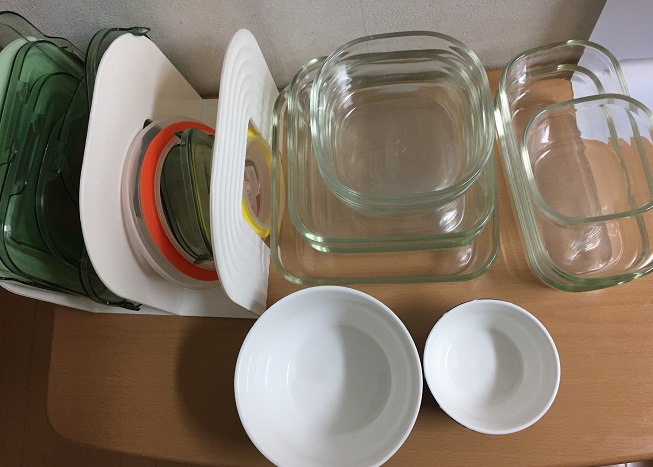イワキの保存容器たち