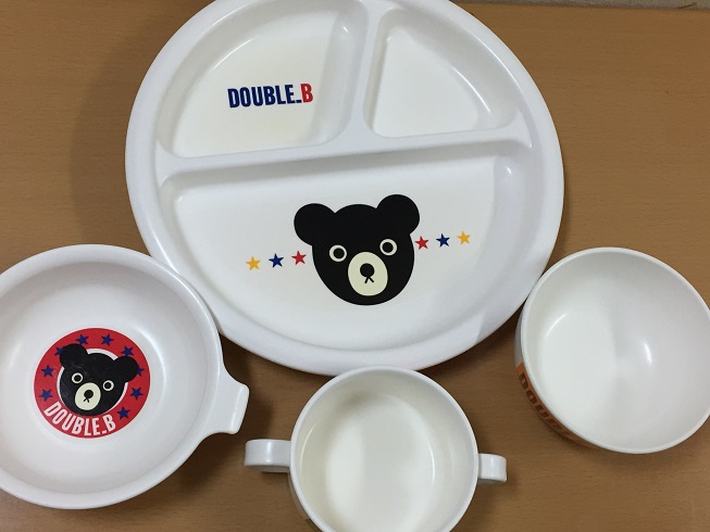 ミキハウスのベビー食器セット