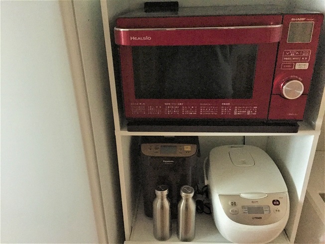 オーブンレンジと炊飯器とホームベーカリー