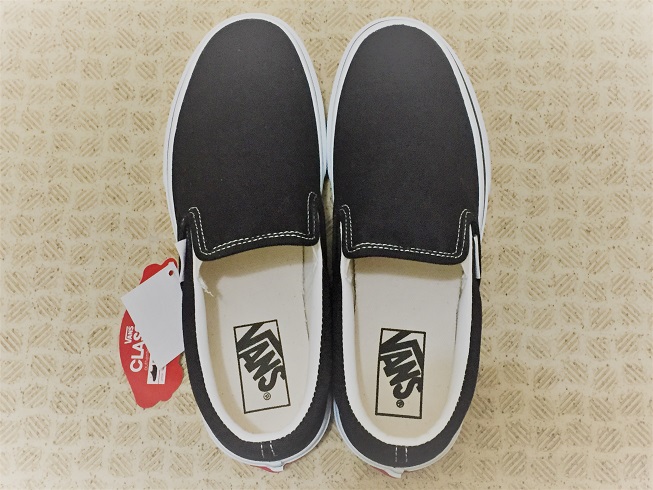 VANS黒のスリッポン