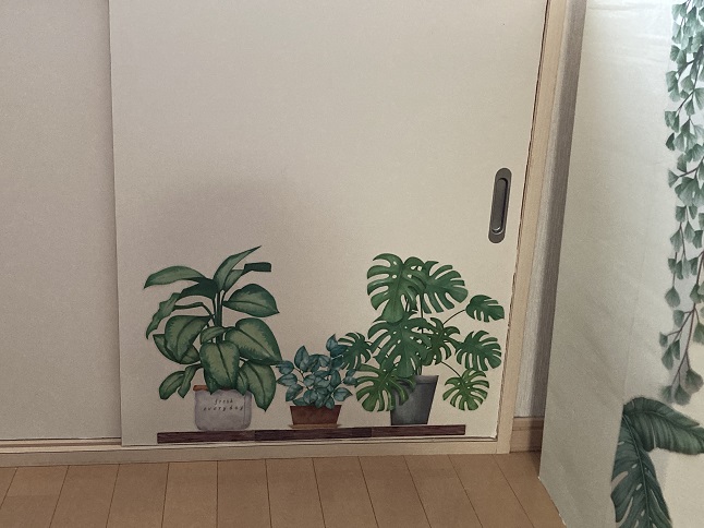 観葉植物ウォールステッカー