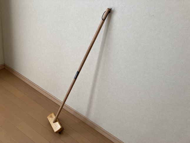 高砂の木柄シダデッキブラシ