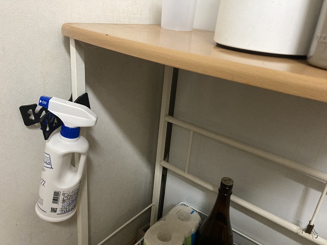 ダイソー多機能フッククリップ収納