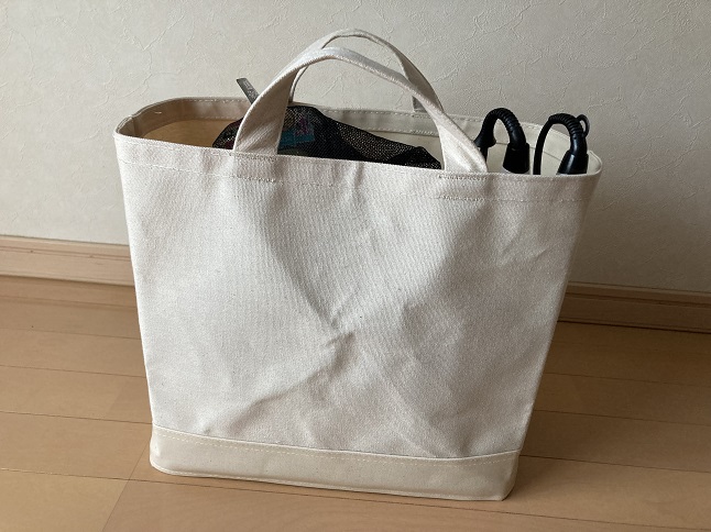 無印良品帆布バスケットメイク化粧品収納