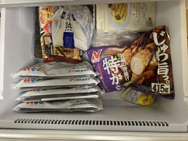 食宅便冷凍庫収納