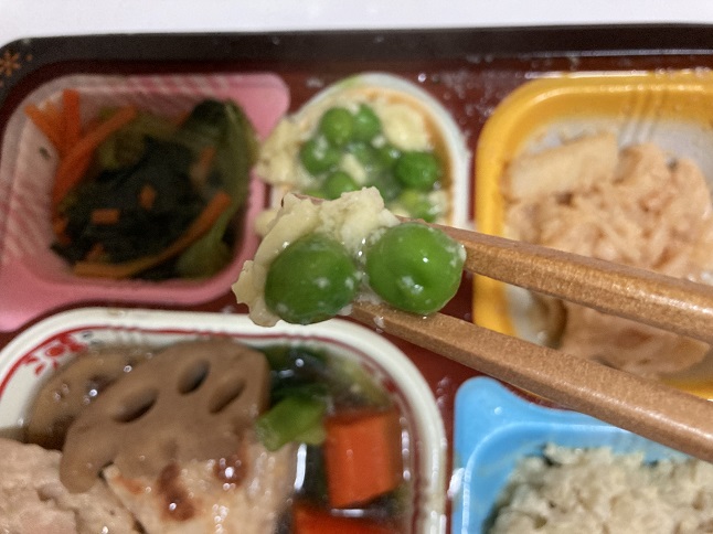 食卓便青豆