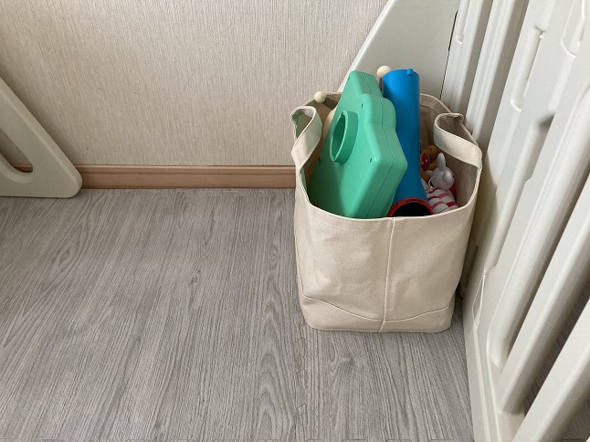 無印良品の帆布バスケット